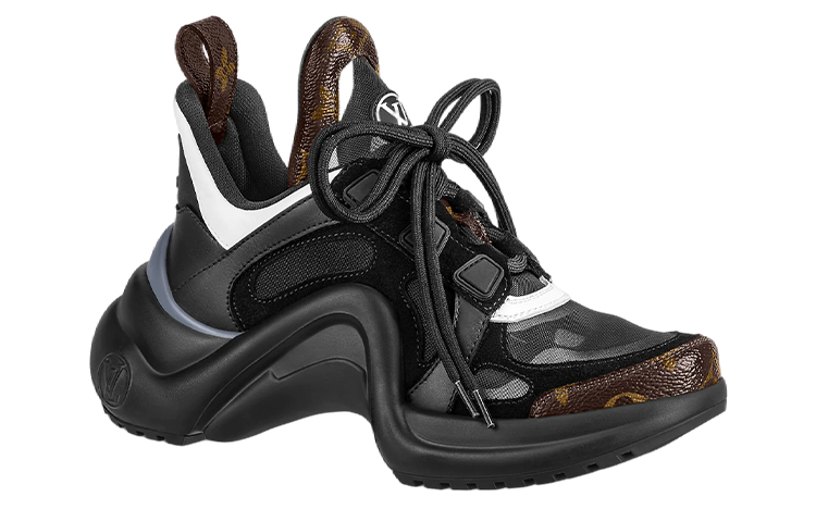 (W) LV LV Archlight Sneakers 'Black with Brown Monogram' 圖 2