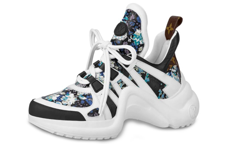 Buy Louis Vuitton 路易威登 Archlight 藍黑印花小牛皮女式運動鞋