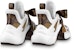 (W) Louis Vuitton Archlight 1.0 Sneakers 'Putih Coklat dengan Reben Coklat' 1AACQB