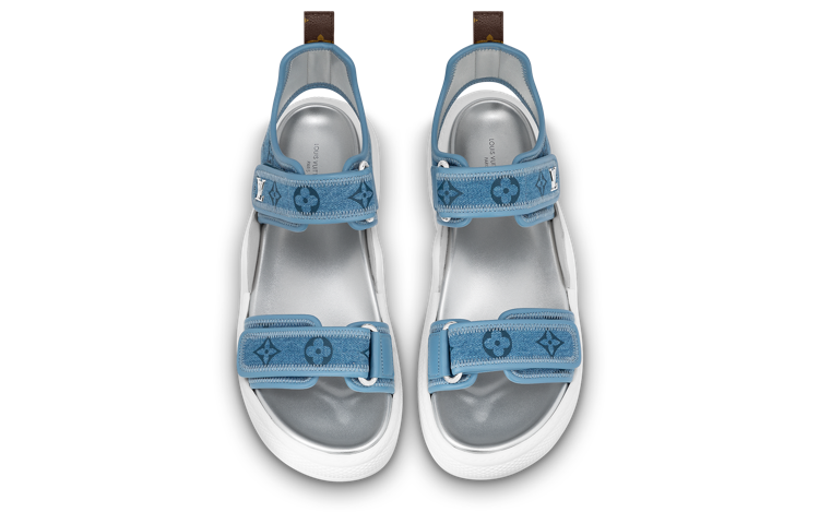 Shop (W) Louis Vuitton Archlight 'Denim Magic Tape' Kasut Wanita 1ABHOX