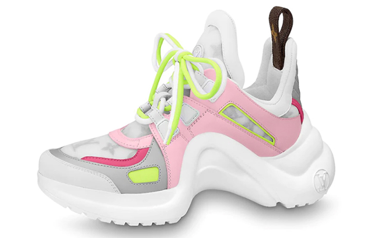 (W) LV LV Archlight Sports Shoes Pink/Green