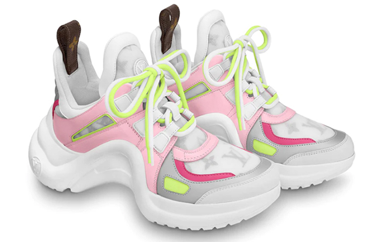 (W) LV LV Archlight Sports Shoes Pink/Green 圖 3