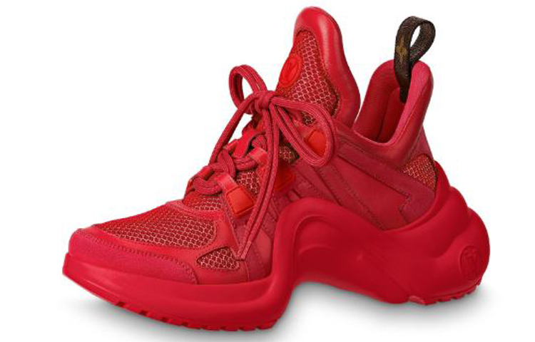 Buy (W) 路易威登 LV Archlight 运动鞋 红色 1A881E