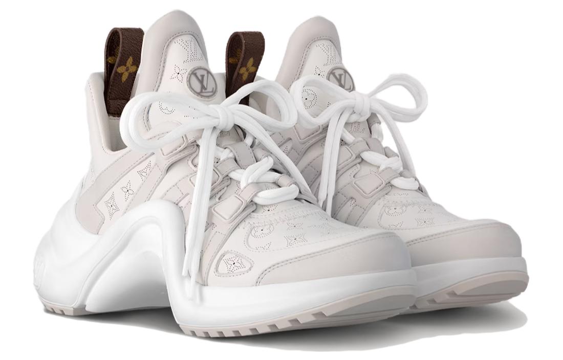 Lookbook (W) ルイ・ヴィトン アーチライト 白ローカット 1ACGNS