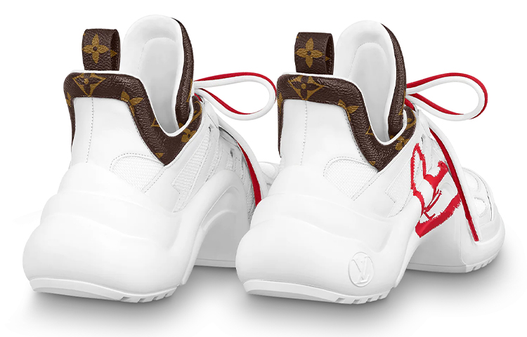 (W) LV Archlight 'White Low-Top' 圖 5