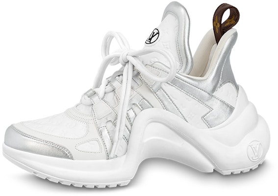 (Women) Louis Vuitton LV Archlight Sneakers 'White Mini Monogram Silver' 1ABVFL Buy (Women) Louis Vuitton LV Archlight Sneakers 'White Mini Monogram Silver' 1ABVFL