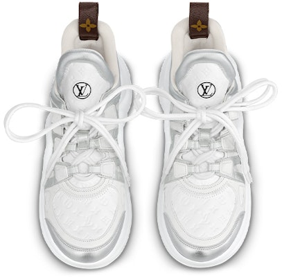 (W) Sneakers Louis Vuitton LV Archlight 'Putih Mini Monogram Perak' 1ABVFL Lookbook (W) Sneakers Louis Vuitton LV Archlight 'Putih Mini Monogram Perak' 1ABVFL