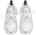 (W) Louis Vuitton LV Archlight Sneakers 'Putih Mini Monogram Perak' 1ABVFL