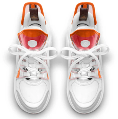 (Women) Louis Vuitton LV Archlight Sports Shoes White/Orange 1A65RA Purchase (Women) Louis Vuitton LV Archlight Sports Shoes White/Orange 1A65RA