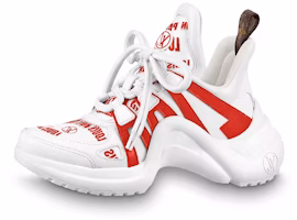 (Women) Louis Vuitton LV Archlight Sneakers 'White Red' 1A9D4E (Women) Louis Vuitton LV Archlight Sneakers 'White Red' 1A9D4E