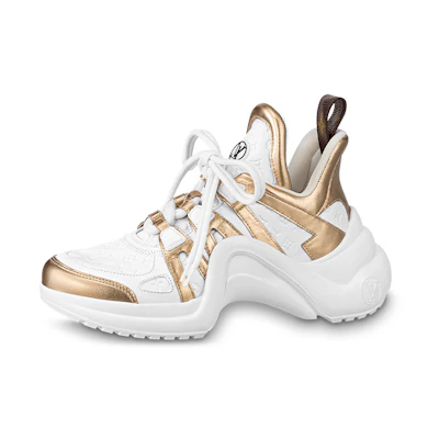 (W) LV Archlight 1.0 Sneakers 'White Gold'