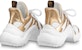 (W) Louis Vuitton Archlight 1.0 Sneakers 'Putih Emas' 1ABVG1