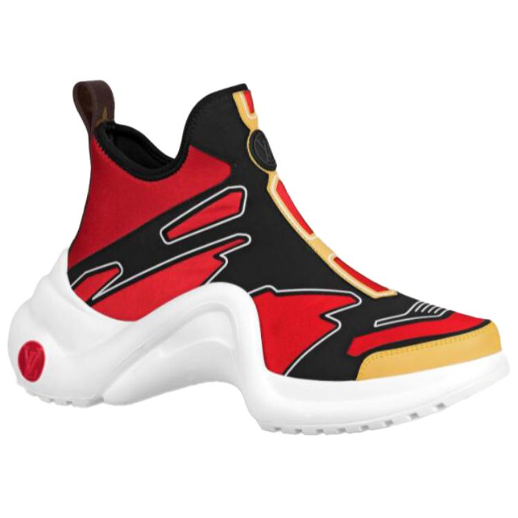 (W) LV Archlight Ankle Sneakers 'Red Yellow Black' 圖 2