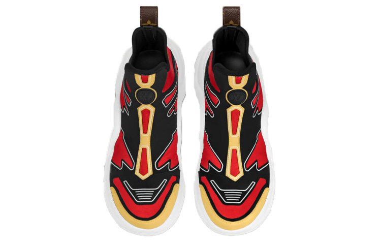 (W) LV Archlight Ankle Sneakers 'Red Yellow Black' 圖 4