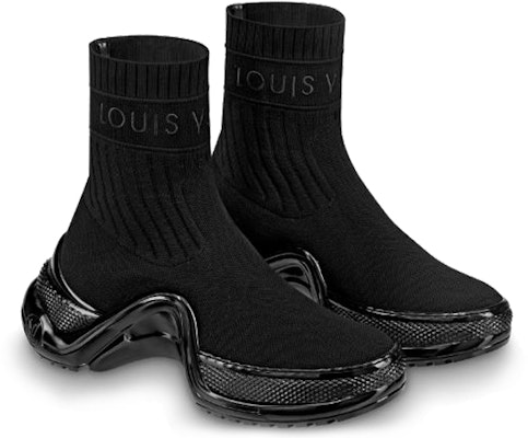 (Women) Louis Vuitton Archlight High-Top Sneakers Black 1A52LL Lookbook (Women) Louis Vuitton Archlight High-Top Sneakers Black 1A52LL