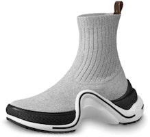 (Women) Louis Vuitton LV Archlight High-Top Sports Shoes Grey/White 1A5C17 (Women) Louis Vuitton LV Archlight High-Top Sports Shoes Grey/White 1A5C17