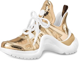 (Women) Louis Vuitton LV Archlight High-top Sport Shoes Gold 1A87R8 (Women) Louis Vuitton LV Archlight High-top Sport Shoes Gold 1A87R8