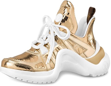 (W) Louis Vuitton LV Archlight Kasut Sukan Tinggi Emas 1A87R8 Buy (W) Louis Vuitton LV Archlight Kasut Sukan Tinggi Emas 1A87R8