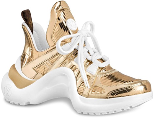 (W) 路易威登 LV Archlight 金色高帮运动鞋 1A87R8 Order (W) 路易威登 LV Archlight 金色高帮运动鞋 1A87R8