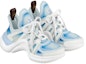 Order (W) Louis Vuitton LV Archlight Sneakers 'Putih Biru' 1A9RV9