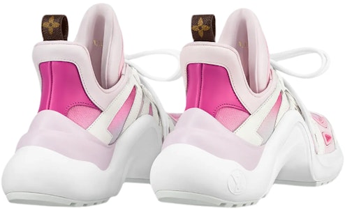 (W) Louis Vuitton LV Archlight Sneakers 'Putih Merah Jambu' 1A9RUT Lookbook (W) Louis Vuitton LV Archlight Sneakers 'Putih Merah Jambu' 1A9RUT