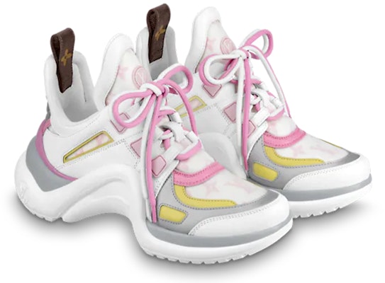 (Women) Louis Vuitton Archlight Pink Yellow 1A8NTL Lookbook (Women) Louis Vuitton Archlight Pink Yellow 1A8NTL