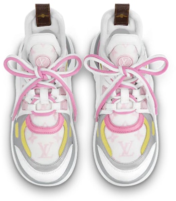 (Women) Louis Vuitton Archlight Pink Yellow 1A8NTL Shop (Women) Louis Vuitton Archlight Pink Yellow 1A8NTL