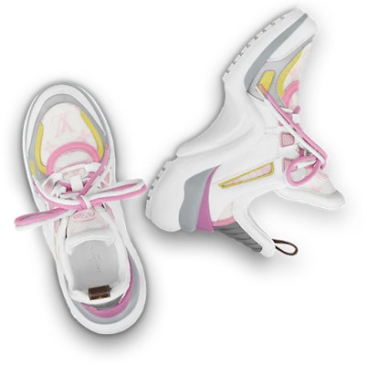 (Women) Louis Vuitton Archlight Pink Yellow 1A8NTL Purchase (Women) Louis Vuitton Archlight Pink Yellow 1A8NTL