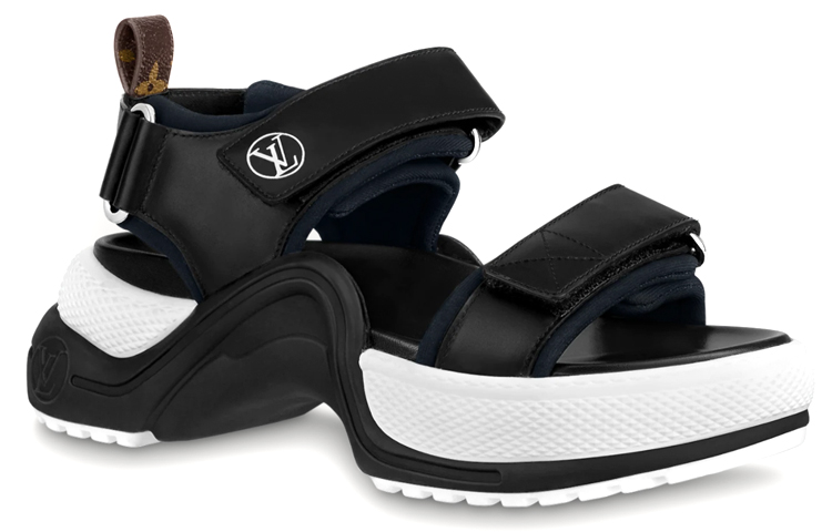 Order (Women) Louis Vuitton Archlight Sandal 'Black Velcro' 1A8NHI