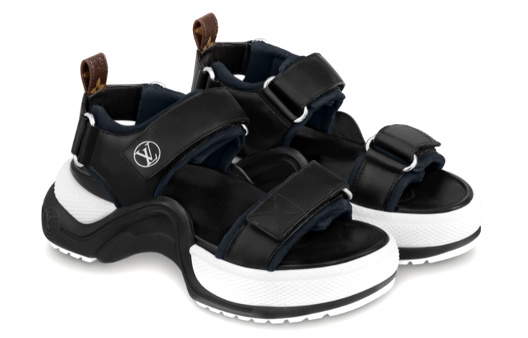 Lookbook (W) 루이비통 아치라이트 샌들 (블랙 벨크로) 1A8NHI