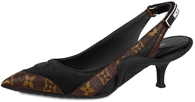 (Women) Louis Vuitton Archlight Slingback Pumps 'Brown Monogram' 1AAW7K (Women) Louis Vuitton Archlight Slingback Pumps 'Brown Monogram' 1AAW7K