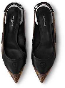 LOUIS VUITTON Archlight 1.0 羊皮 露後跟 細高跟 高筒鞋 女款 黑棕色 Shop LOUIS VUITTON Archlight 1.0 羊皮 露後跟 細高跟 高筒鞋 女款 黑棕色