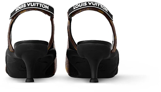 LOUIS VUITTON Archlight 1.0 羊皮 露後跟 細高跟 高筒鞋 女款 黑棕色 Purchase LOUIS VUITTON Archlight 1.0 羊皮 露後跟 細高跟 高筒鞋 女款 黑棕色