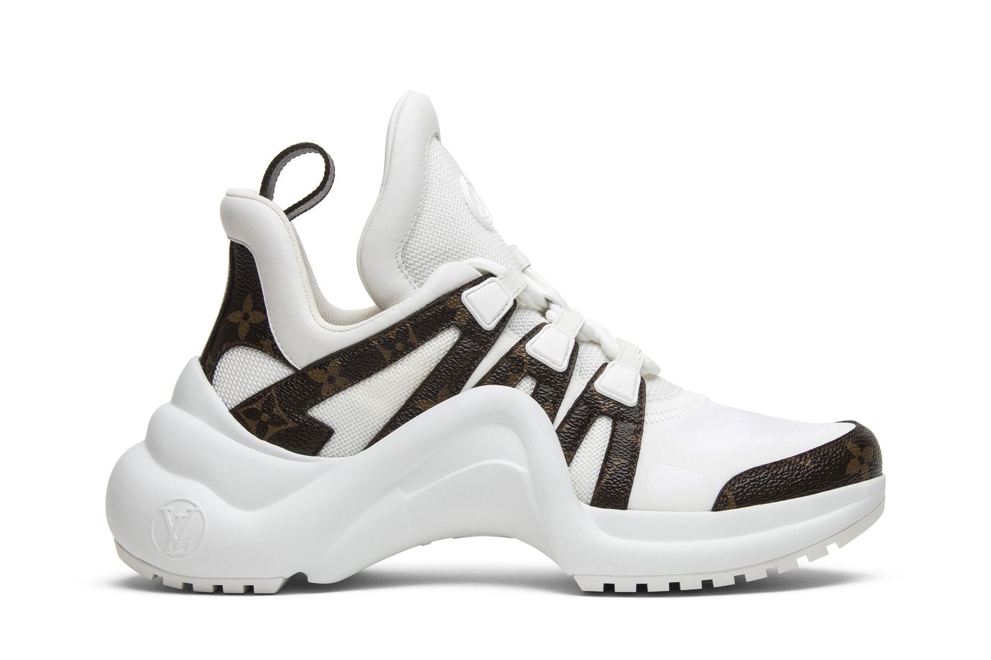 (Women) Louis Vuitton Archlight Sneaker 'White Brown'  1A43L1