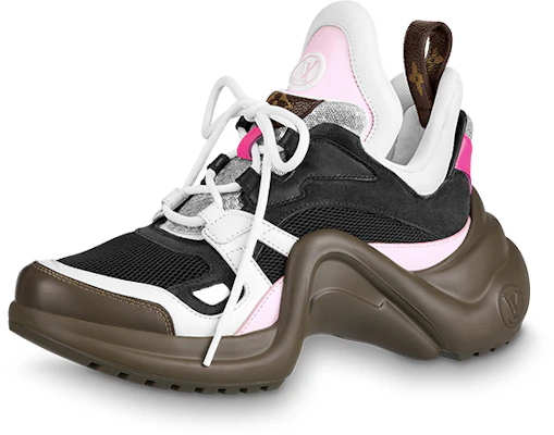 (W) Louis Vuitton Archlight Sneakers 'Hitam Pink Coklat' 1A957E Buy (W) Louis Vuitton Archlight Sneakers 'Hitam Pink Coklat' 1A957E