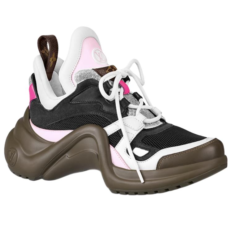 (W) LV Archlight Sneakers 'Black Pink Brown' 圖 2
