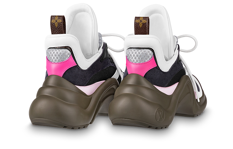 (W) LV Archlight Sneakers 'Black Pink Brown' 圖 5