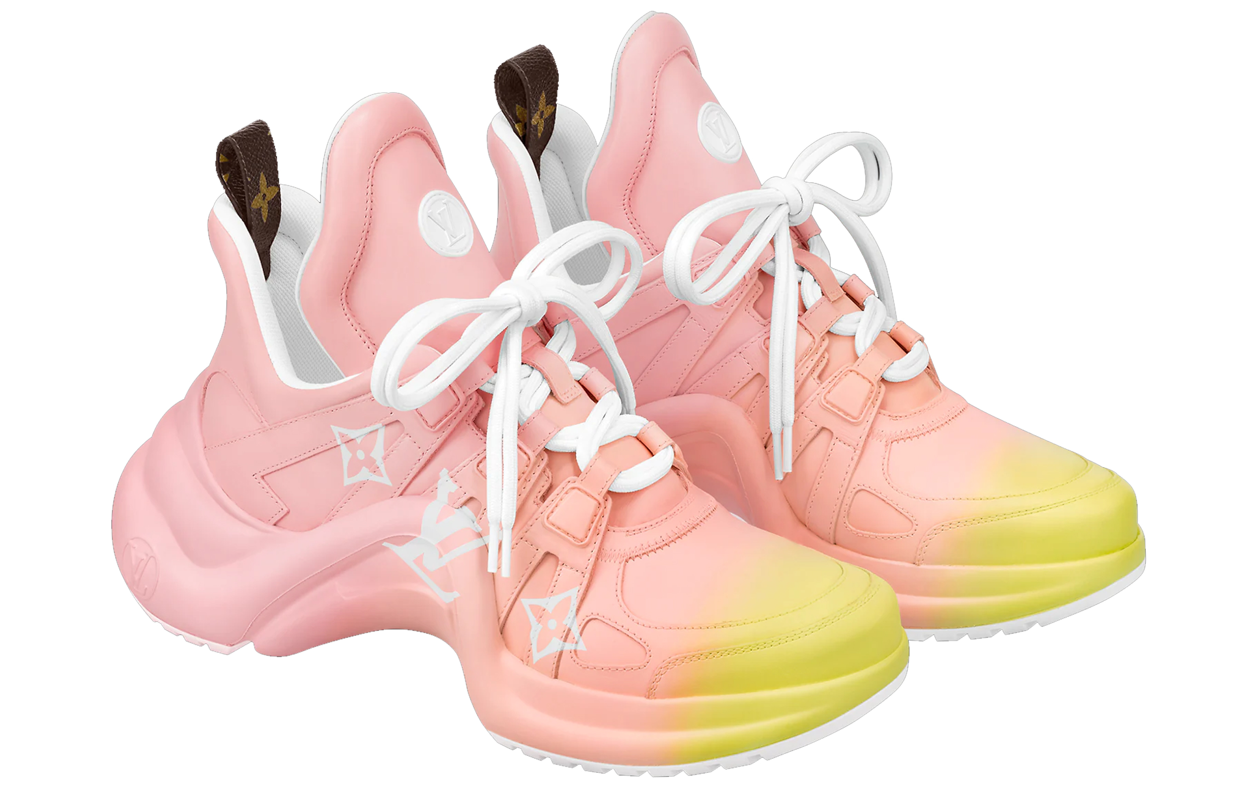 (W) LV Archlight Sneakers 'Pink Yellow' 圖 3