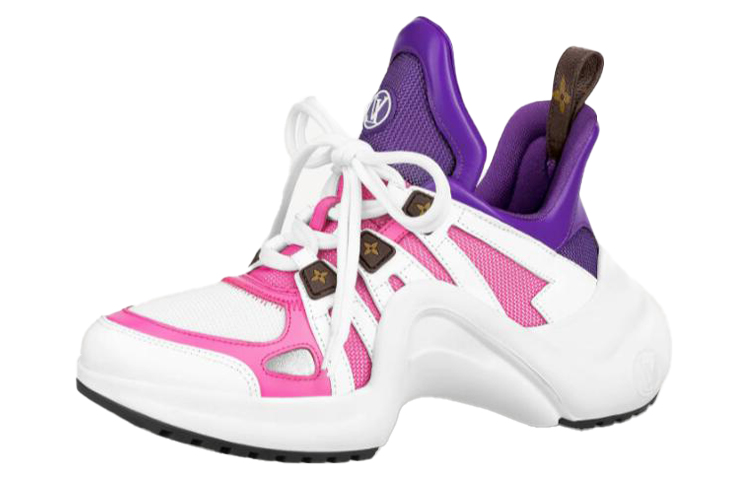 (Women) Louis Vuitton Archlight Sneakers 'White Pink Purple' 1A93YD