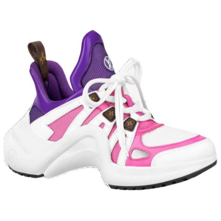 (W) LV Archlight Sneakers 'White Pink Purple' 圖 2