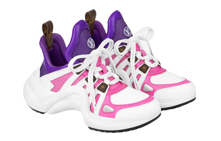 (W) LV Archlight Sneakers 'White Pink Purple' 圖 3