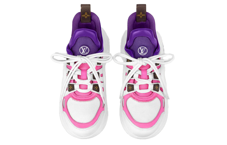 (W) LV Archlight Sneakers 'White Pink Purple' 圖 4