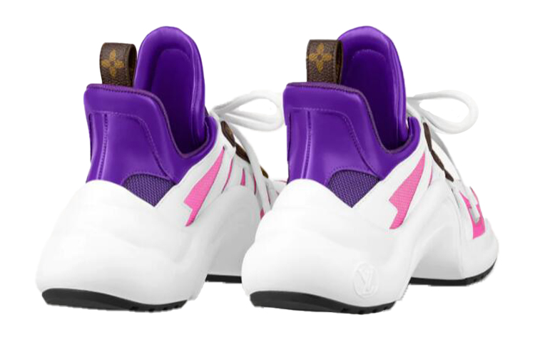 (W) LV Archlight Sneakers 'White Pink Purple' 圖 5