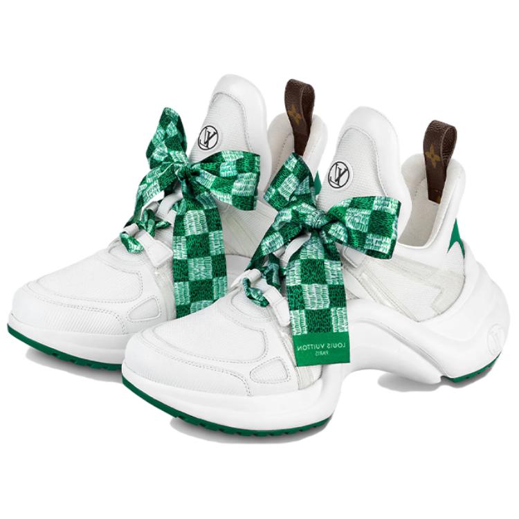(W) LV Archlight Sneakers 'White with Green Ribbon' 圖 3