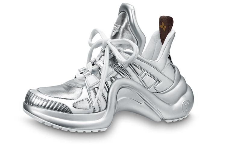 (Women) Louis Vuitton ARCHLIGHT Sneakers Silver 1A67DG