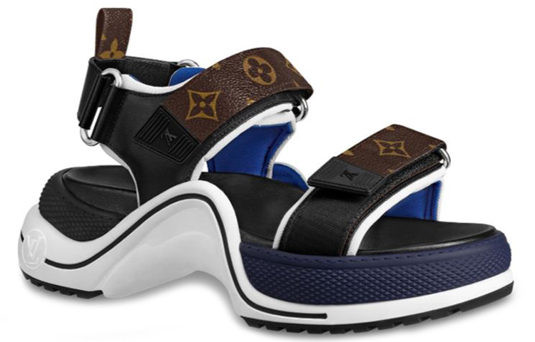Order (W) Louis Vuitton Archlight Sports Sandalen ''Blauw Zwart'' 1A5MG5