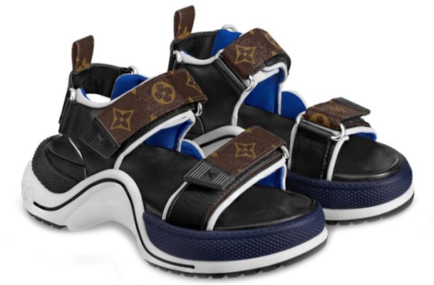 (Women) Louis Vuitton Archlight Sports sandals 'Blue Black' 1A5MG5 Lookbook (Women) Louis Vuitton Archlight Sports sandals 'Blue Black' 1A5MG5