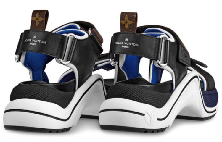 Shop (W) Louis Vuitton Archlight Sports Sandalen ''Blauw Zwart'' 1A5MG5