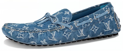 (Women) Louis Vuitton Arizona Denim Monogram Canvas 'Azure' 1A4TT1 (Women) Louis Vuitton Arizona Denim Monogram Canvas 'Azure' 1A4TT1