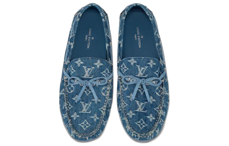 Shop (W) Louis Vuitton Arizona Denim Monogram Canvas ''Azur'' 1A4TT1